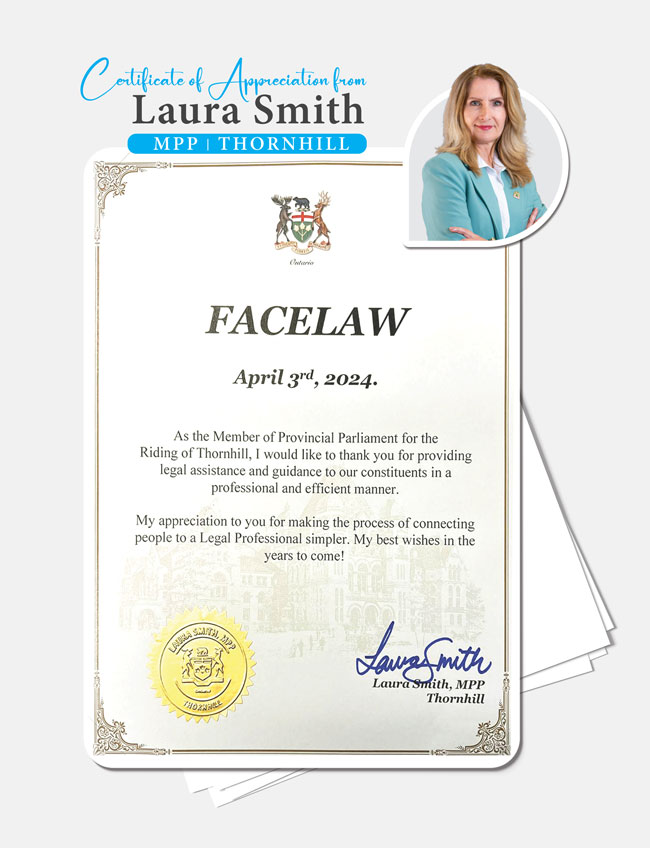 Certificates of Appreciation