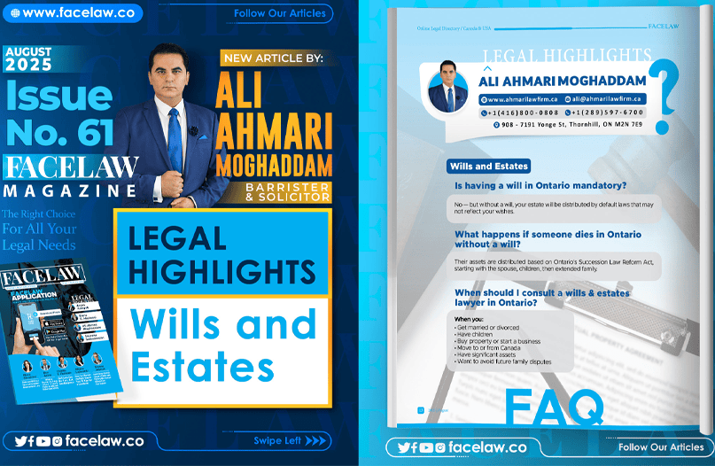 Ali Ahmari’s Legal Highlights Ali Ahmari’s Legal Highlights