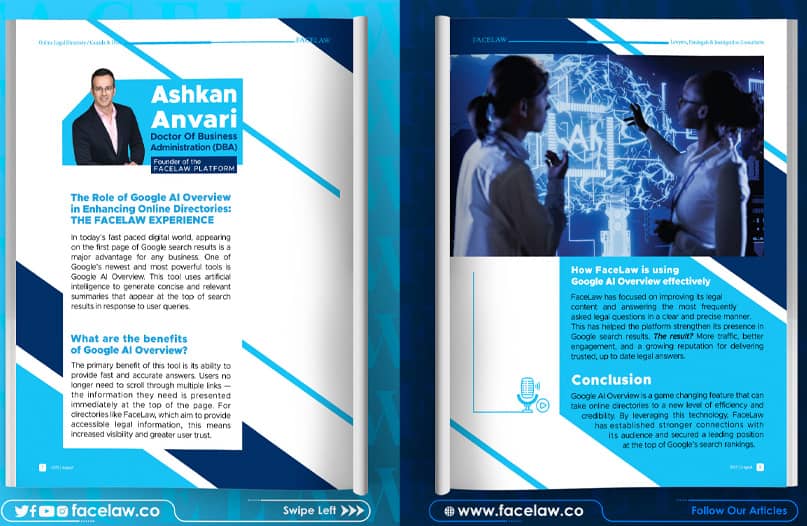 The Role of Google AI Overview in Enhancing Online Directories: The FaceLaw Experience