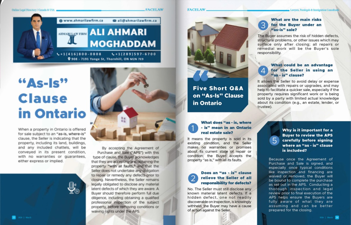 iranian real estate lawyer in toronto