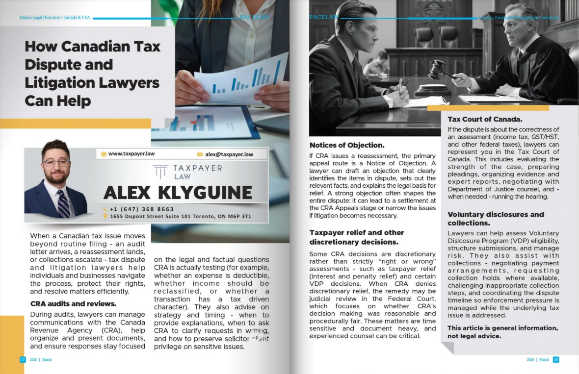 best tax lawyer in toronto