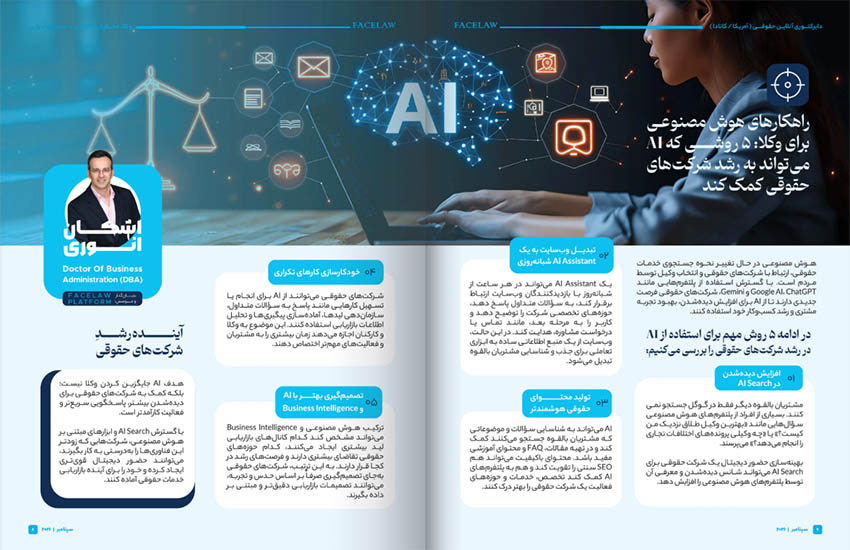 دستیار هوش مصنوعی برای رشد بیزینس ها در امریکا و کانادا