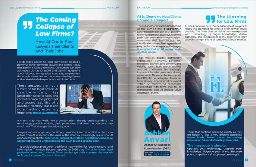 The Coming Collapse of Law Firms? How AI Could Cost Lawyers Their Clients—and Their Jobs online legal directory of lawyers in canada