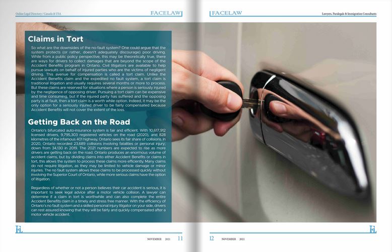 Ontario’s No-Fault System: is it Good for Drivers? accident lawyer in toronto