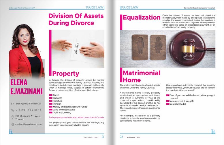 Division Of Assets During divorce divorce lawyer in canada