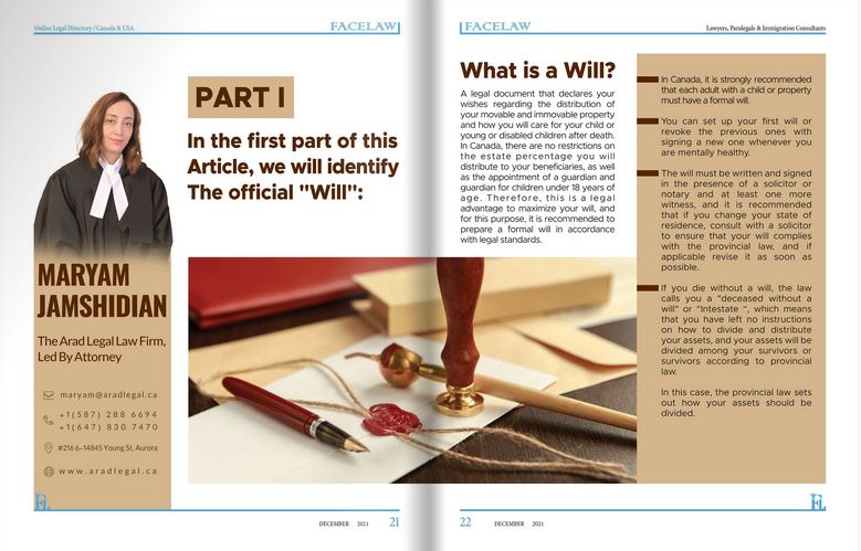 What is a Will? estate and wills lawyer in canada