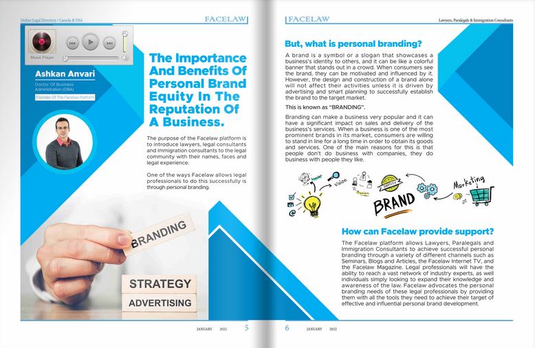 The Importance And Benefits Of Personal Brand Equity In The Reputation Of A Business online legal directory in canada