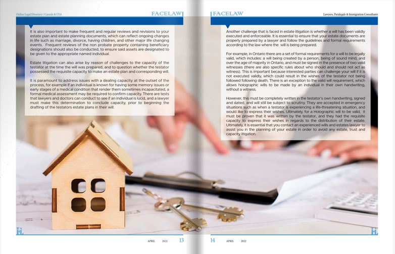 Avoiding Estate Litigation estate litigation lawyer in toronto