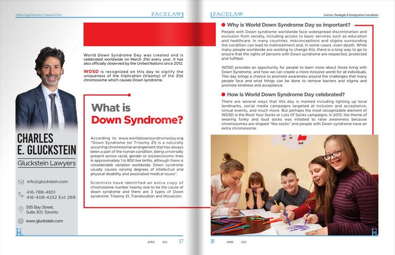 What is Down Syndrome? long term disability lawyer in Canada