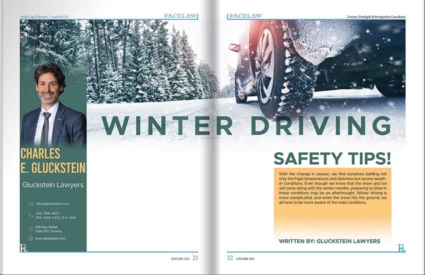 Winter Driving Safety Tips accident lawyer in toronto