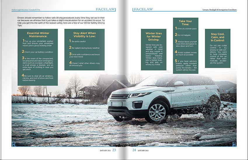 Winter Driving Safety Tips accident lawyer in canada
