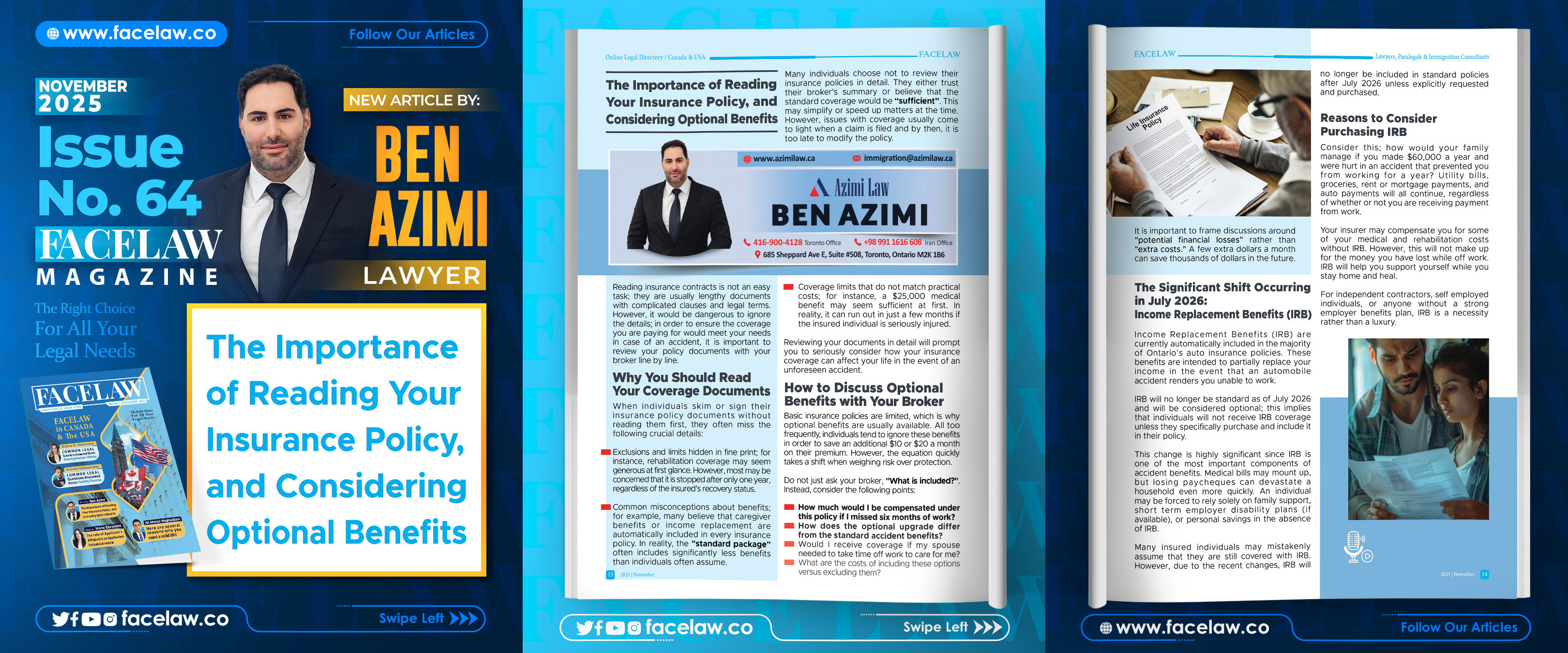 The Importance of Reading Your Insurance Policy, and Considering Optional Benefits