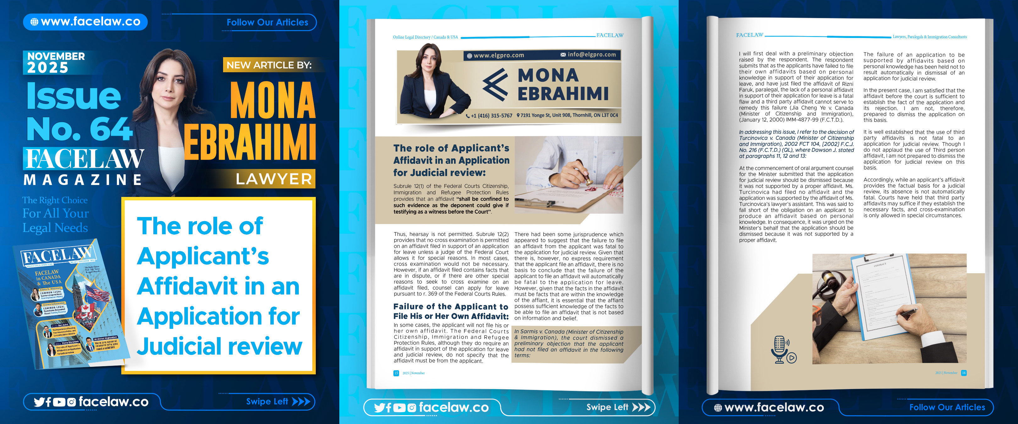 The role of Applicant’s Affidavit in an Application for Judicial review