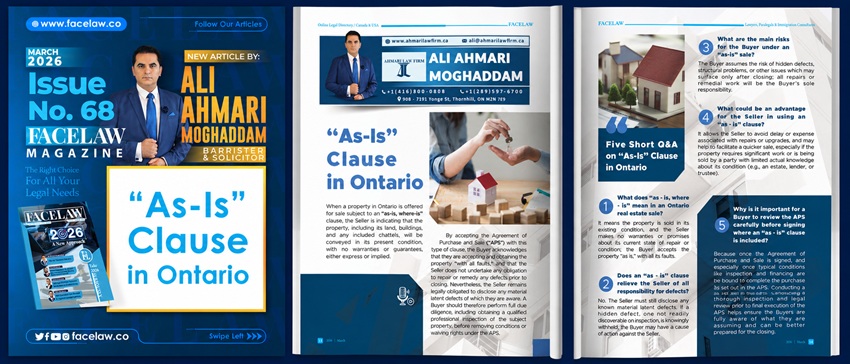 “As-Is” Clause in Ontario